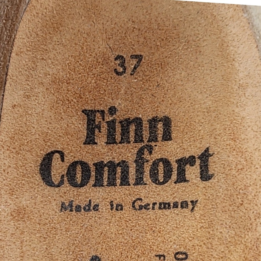 Finn Comfort Ikebukuro Black Leather Mary Jane Shoes Made in Germany EU 37 - Picture 7 of 7